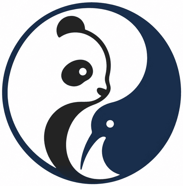 CuS Academy panda and kiwi emblem